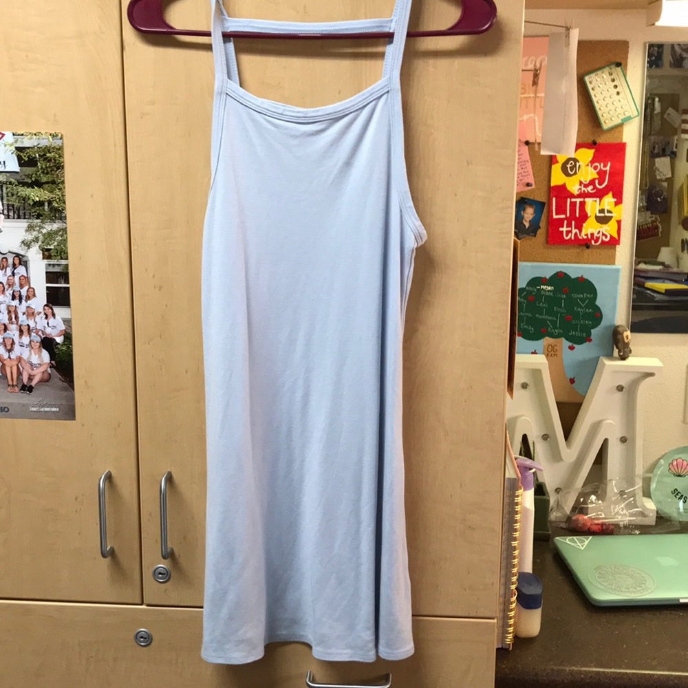 Blue soft dress